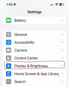 Display and Brightness
